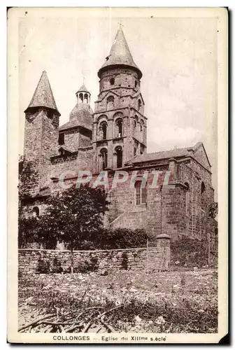 Cartes postales Collonges Eglise du XIII me Siecle