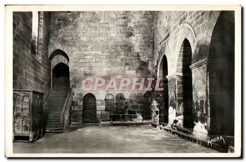 Ansichtskarte AK Obazine (Correze) Interieur de l Eglise Escalier Conduisant au Monastere