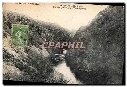 Ansichtskarte AK La Correze illustree Groges de la Dordogne Vue generale de Val Beynette