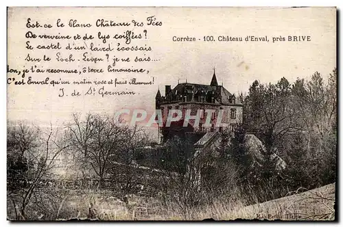 Brive - Chateau d Enval - Cartes postales