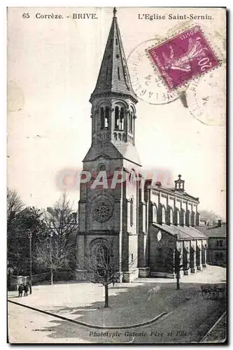 Brive - L Eglise Saint Sernin - Ansichtskarte AK