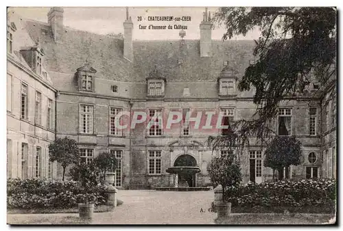 Chateauneuf sur Cher - Cour d Honneur du Chateau - Cartes postales