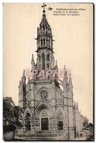 Chateauneuf sur Cher - Notre Dame des Enfants - Ansichtskarte AK