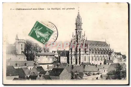 Chateauneuf sur Cher - La Basilique - Cartes postales