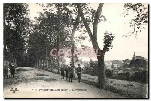 Chateaumeillant - La Promenade Enfants - Ansichtskarte AK