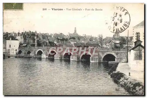 Vierzon - Vue Generale - Pont du Bassin - Cartes postales