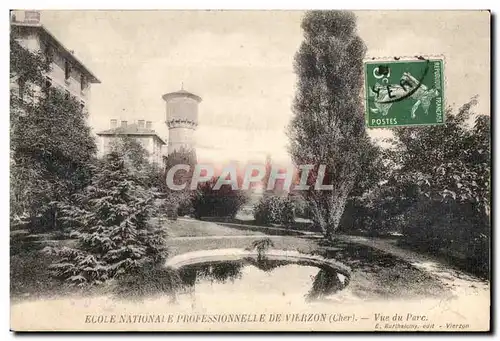 Vierzon - Ecole Nationale Professionelle - Vue du Parc - Cartes postales