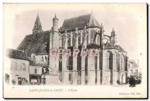 Saint Julien du Sault - L Eglise - Cartes postales