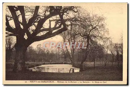 Neuvy sur Barangeon - Chateau de Saint Hubert la retraite La mare au cerf - Cartes postales