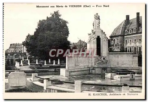 Vierzon - Monument aux Morts - Cartes postales