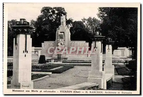 Vierzon - Monument aux Morts - Cartes postales