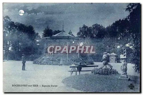 Rochefort sur Mer - Square Parat - la nuit - Cartes postales