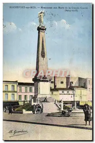 Rochefort sur Mer - Monument aux Morts de la grande guerre - Cartes postales