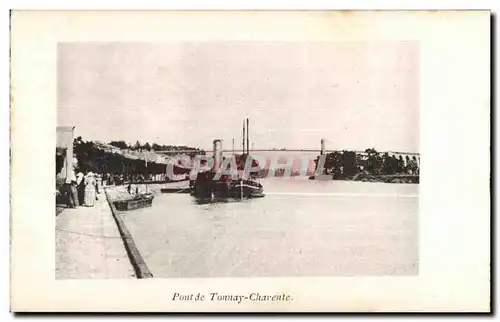 Le Pont de Tonnay - Charente Bateau - Cartes postales