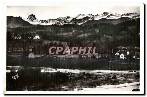 Cartes postales Pau Le Gave et les Pyrenees Vus De La Place Royale