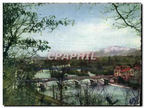 Ansichtskarte AK Pau (Busses Pyrenees) Lu Gave et les Ponts