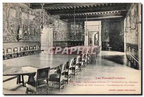 Cartes postales Pau La Chateau La grande salle a manger