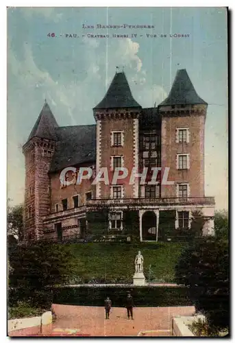 Cartes postales Pau Les Banners Pyrenees Pau Chateau Henri IV Vue des L Ouray