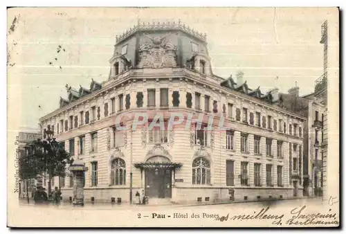 Cartes postales Pau Hotel des Postes