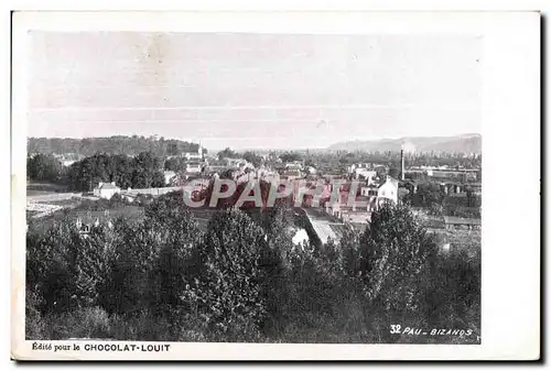 Cartes postales Pau Bizanos Edite pour le chocolat Louit