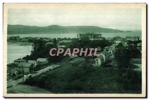 Cartes postales Hendaye Plage (Cote Basque) Vue generale La Cap Figuier