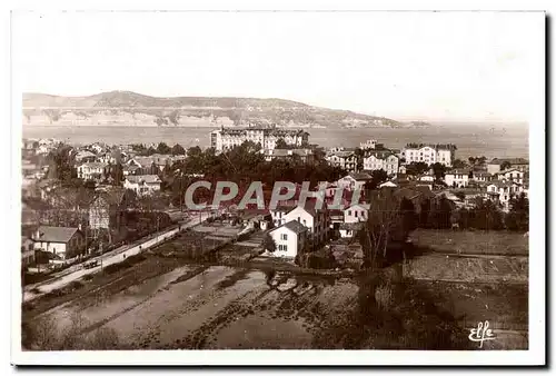 Cartes postales Hendaye Vue Panoramique D Hendaye Plage et le Place Eskualduna Au Fond