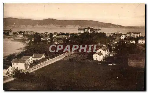 Cartes postales Hendaye (B P) Route de la Plage Hotel Eskualduna Les Villas Cap Figuier (Espagne)