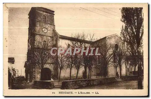 Cartes postales Hendaye L Eglise