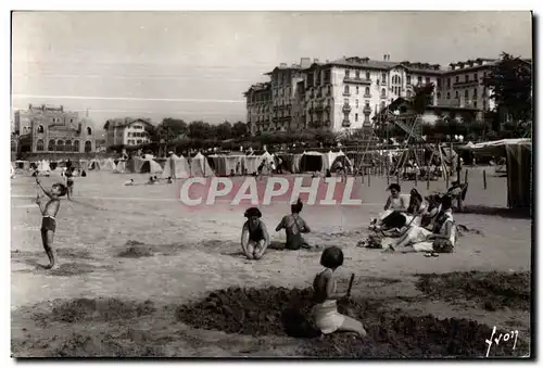 Cartes postales Hendaye (Basses Pyrenees) La Plage et I Hotel Eskualduna