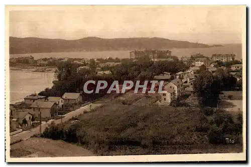 Ansichtskarte AK Les Beaux Paysages de France La Cote Basque Hendaye Plage Vue generale Le Cap Flguler