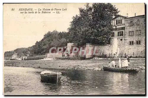 Cartes postales Hendaye La Maison de Pierre Loti sur les bords de la Bidassoa