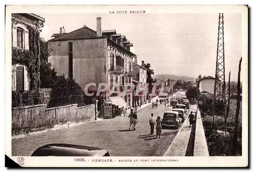 Ansichtskarte AK Hendaye entree du Pont International