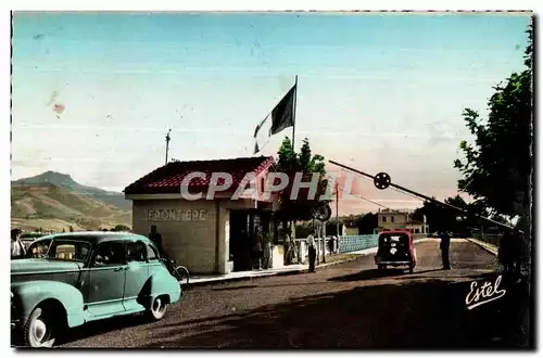 Cartes postales Hendaye Frontiere Franco Espognole Service des Pas seports au Pont International