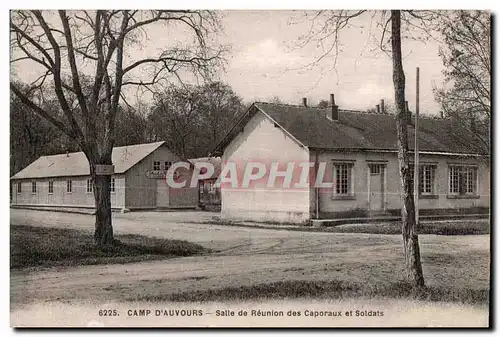 Cartes postales Camp D Auvours Salle de Reunion des Caporaux et Soldats Militaria