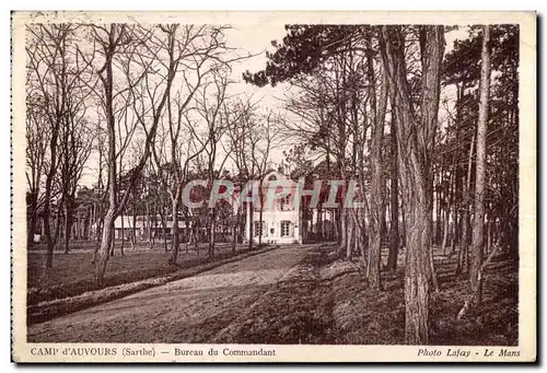 Cartes postales Camp D Auvours (Sarthe) Bureau du Commandant