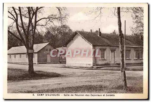 Cartes postales Camp D Auvours Salle de Reunion des Caporaux et Soldats Militaria
