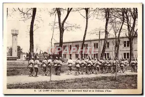 Cartes postales Le Camp D Auvours Le batiment neuf et le chateau d ea Militaria