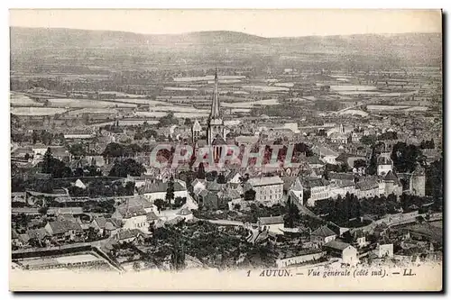 Cartes postales Autun Vue generale (cote sud)