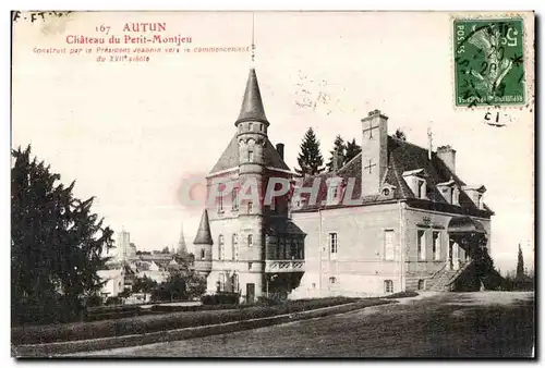 Cartes postales Autun Chateau du Petit Montjeu