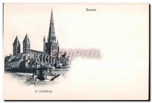 Cartes postales Autun La Cathedrale