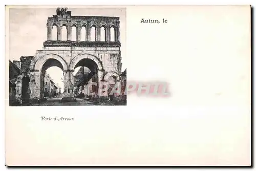 Cartes postales Autun le Porte d Arroux