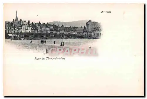 Cartes postales Autun Place du Champ de Mars