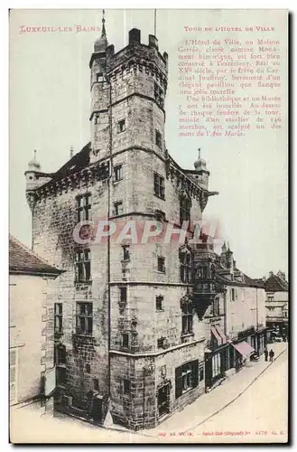 Luxeuil les Bains - Tour de l Hotel de Ville - Cartes postales