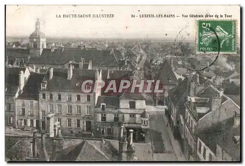 Luxeuil les Bains - Vue Generale prise de la Tour - Cartes postales