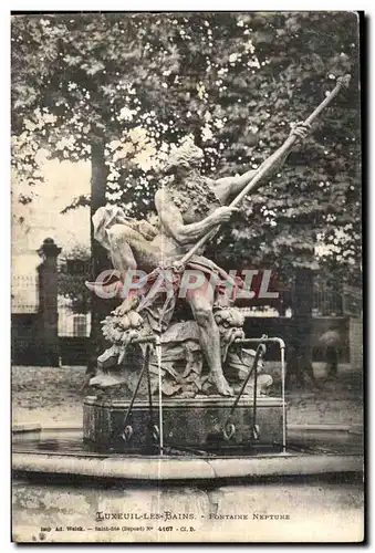 Luxeuil les Bains - Fontaine Neptune - Ansichtskarte AK