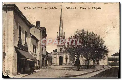 Vaux en Velin - Place de l Eglise - Ansichtskarte AK