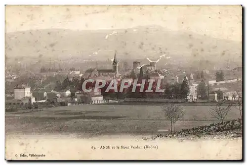 Anse - Le Mont Verdun - Cartes postales