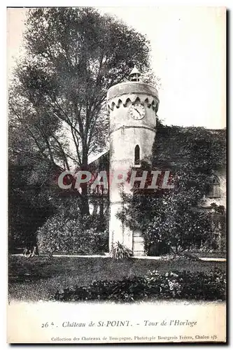 Cartes postales Chateau de St Point Tour de I Horloge