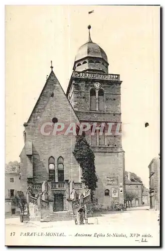 Ansichtskarte AK Paray Le Monial Ancienne Eglise St Nicolas