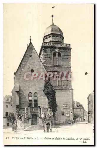 Cartes postales Paray Le Monial Ancienne Eglise St Nicolas